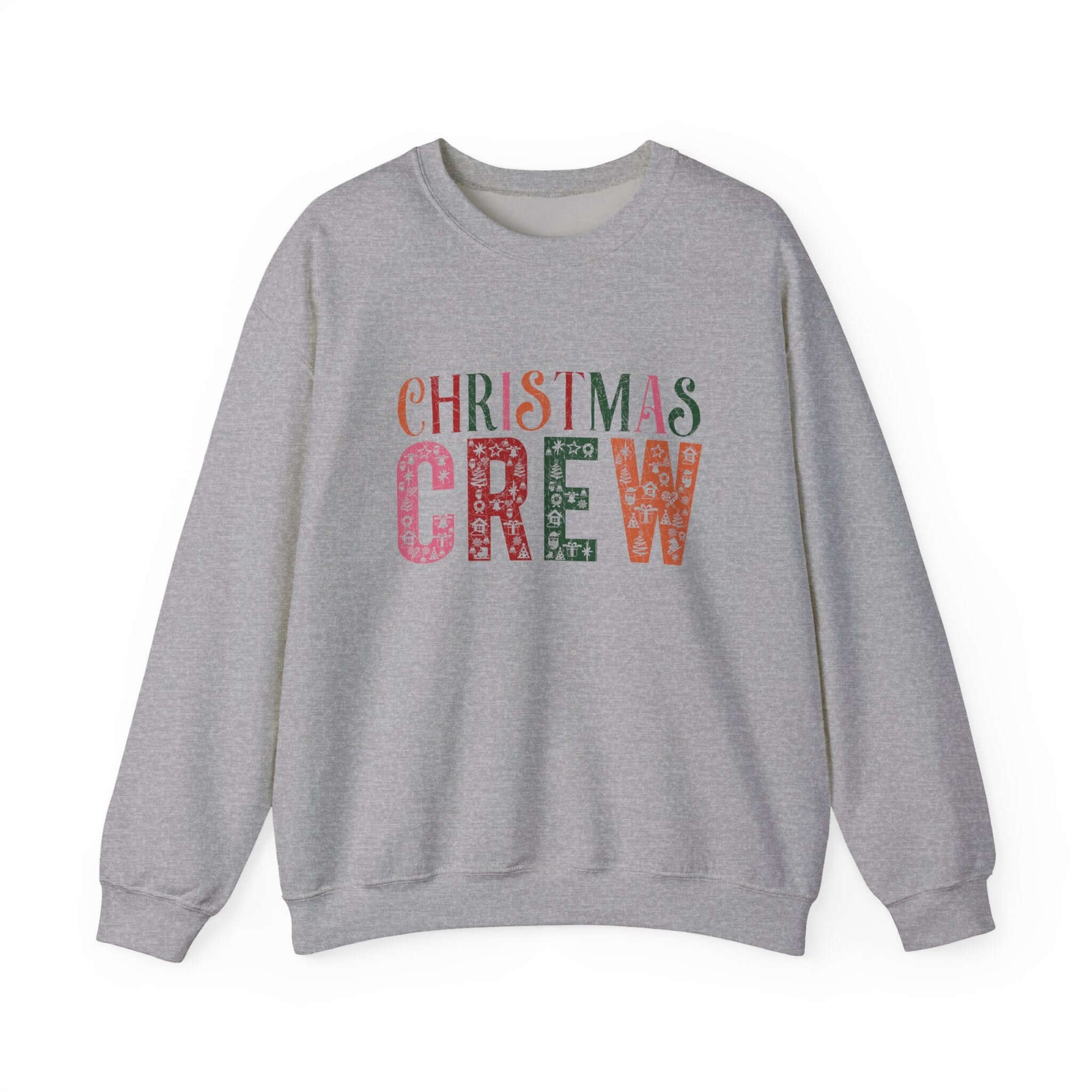Christmas Crew Sweatshirt, Winter Festive Sweater - Popbydesign