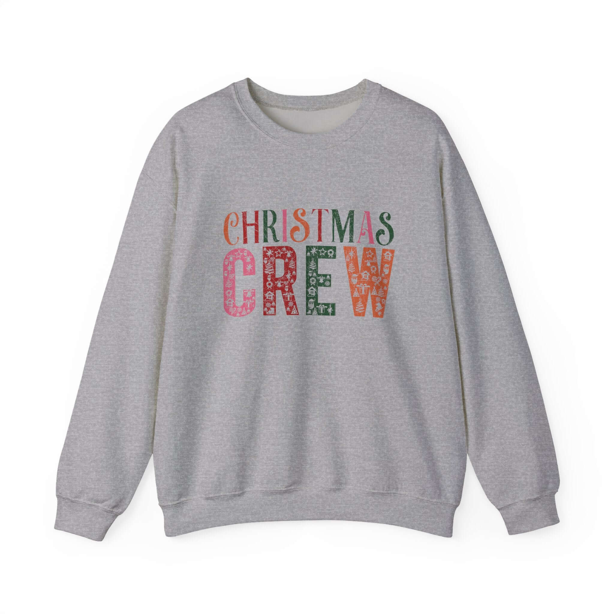 Christmas Crew Sweatshirt, Winter Festive Sweater by PopCultureByDesign36