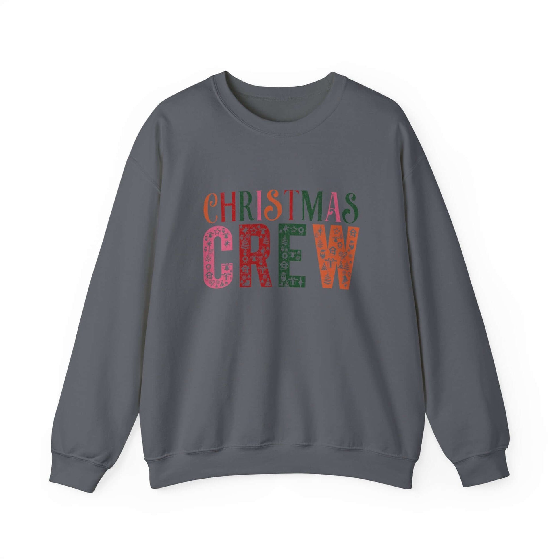 Christmas Crew Sweatshirt, Winter Festive Sweater - Popbydesign