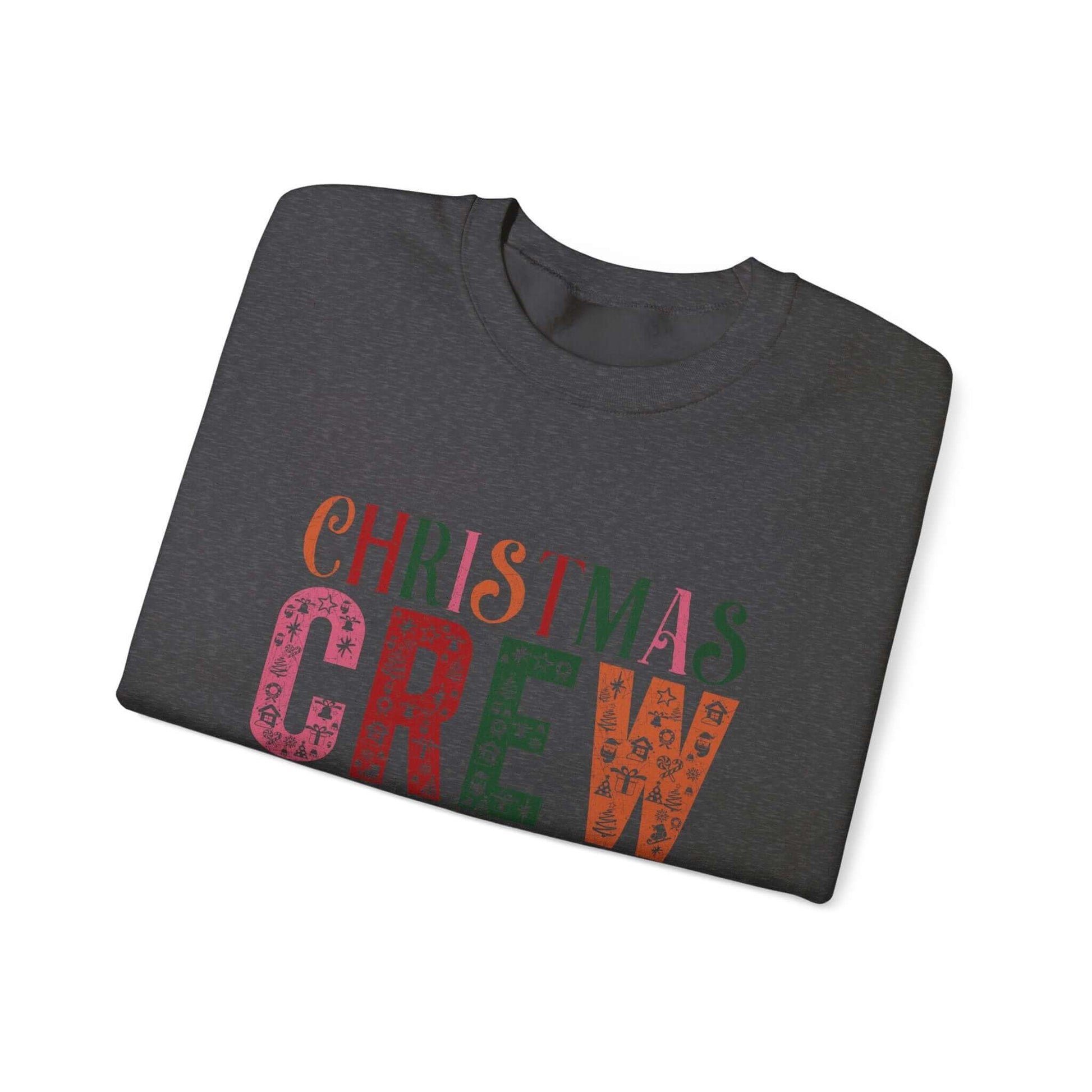 Christmas Crew Sweatshirt, Winter Festive Sweater - Popbydesign
