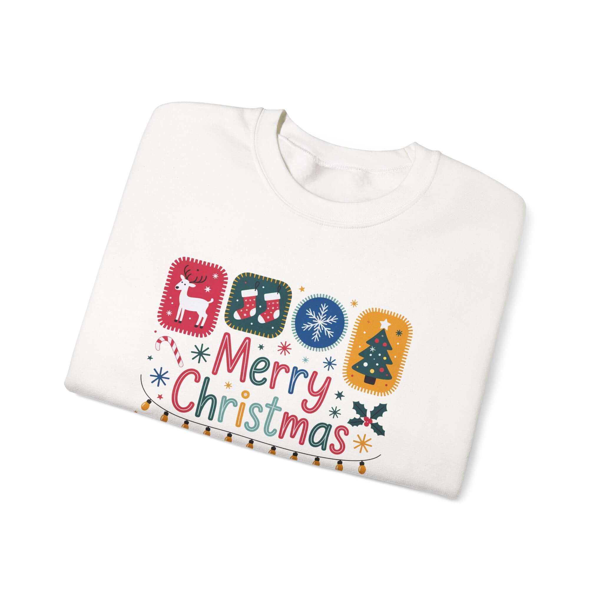 Christmas Cute Collage Sweatshirt, Winter Collage Seasonal Sweatshirt by PopCultureByDesign36