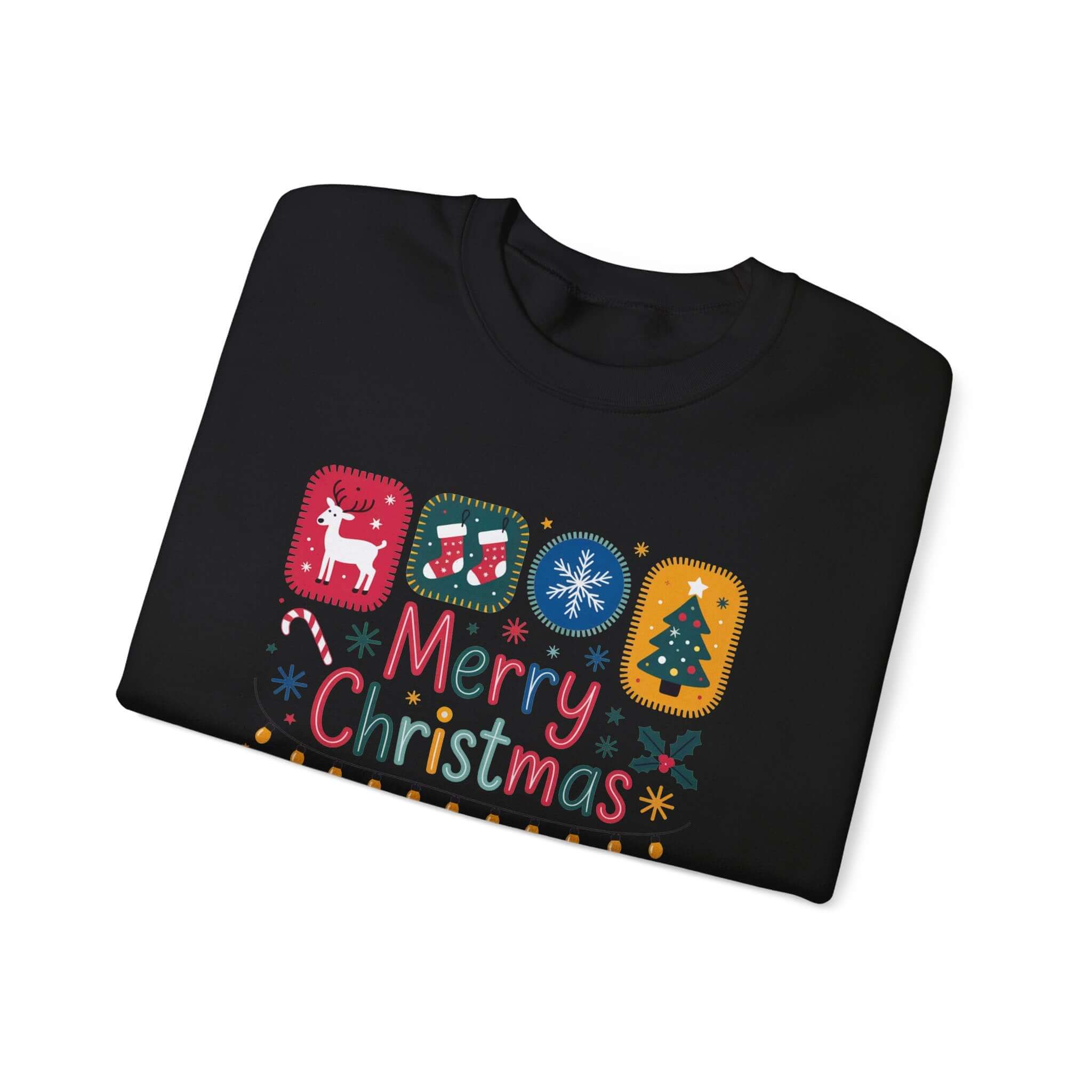 Christmas Cute Collage Sweatshirt, Winter Collage Seasonal Sweatshirt by PopCultureByDesign36