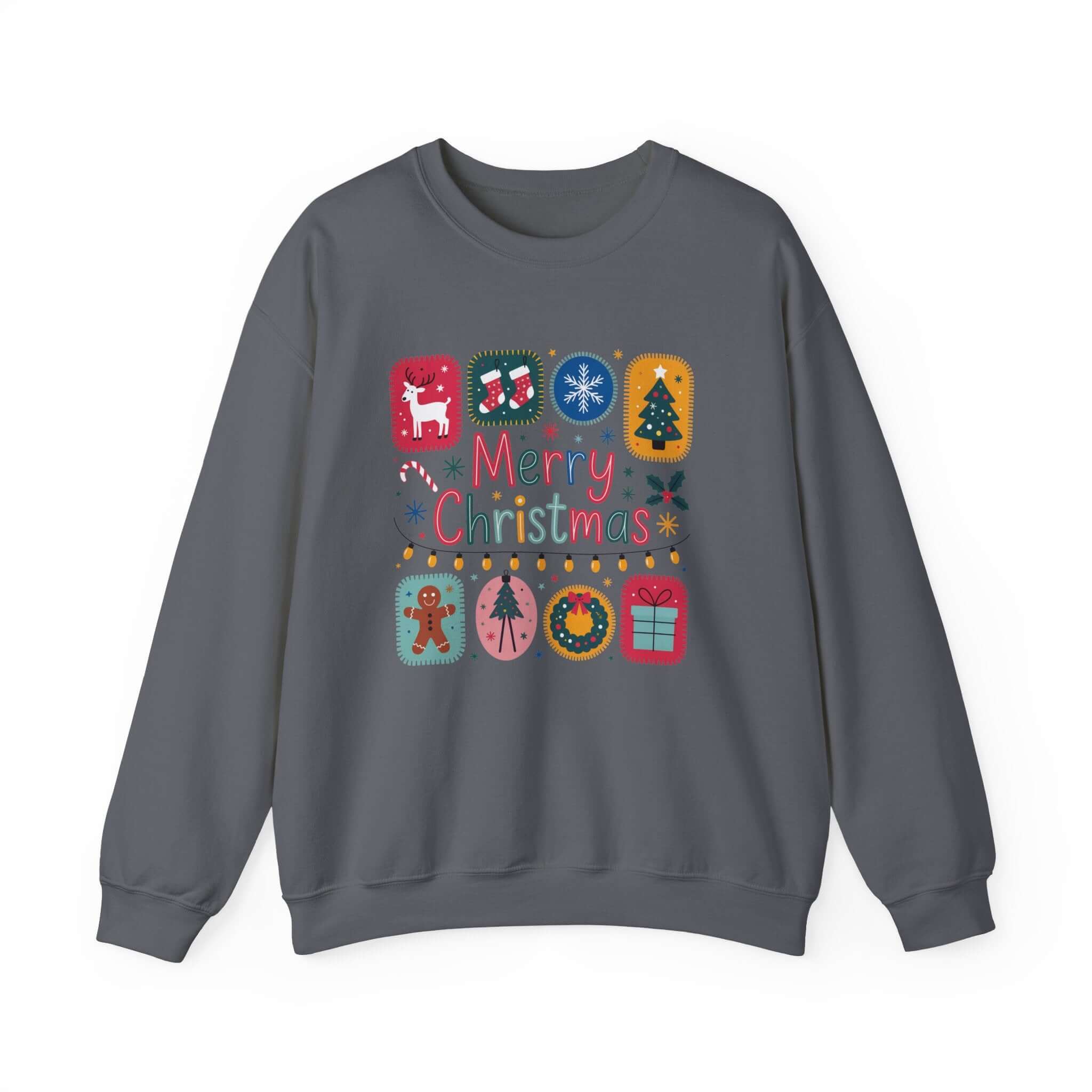 Christmas Cute Collage Sweatshirt, Winter Collage Seasonal Sweatshirt by PopCultureByDesign36