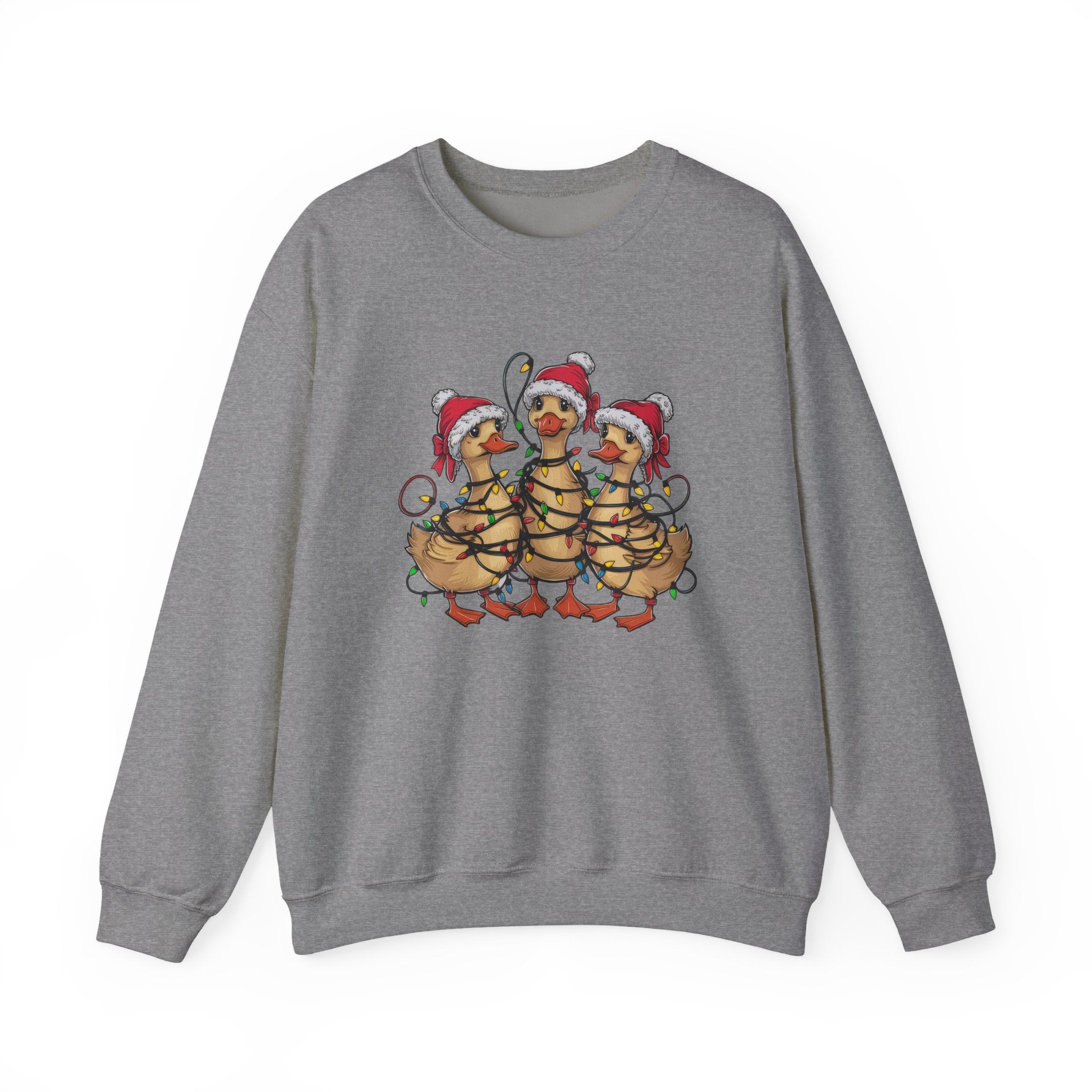 Christmas Ducks Sweatshirt, Animals Christmas Sweatshirt by PopCultureByDesign36