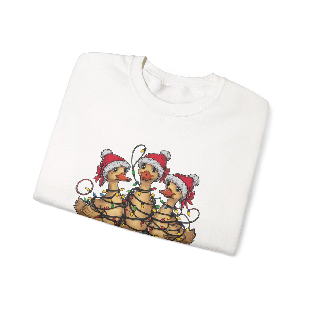 Christmas Ducks Sweatshirt, Animals Christmas Sweatshirt by PopCultureByDesign36