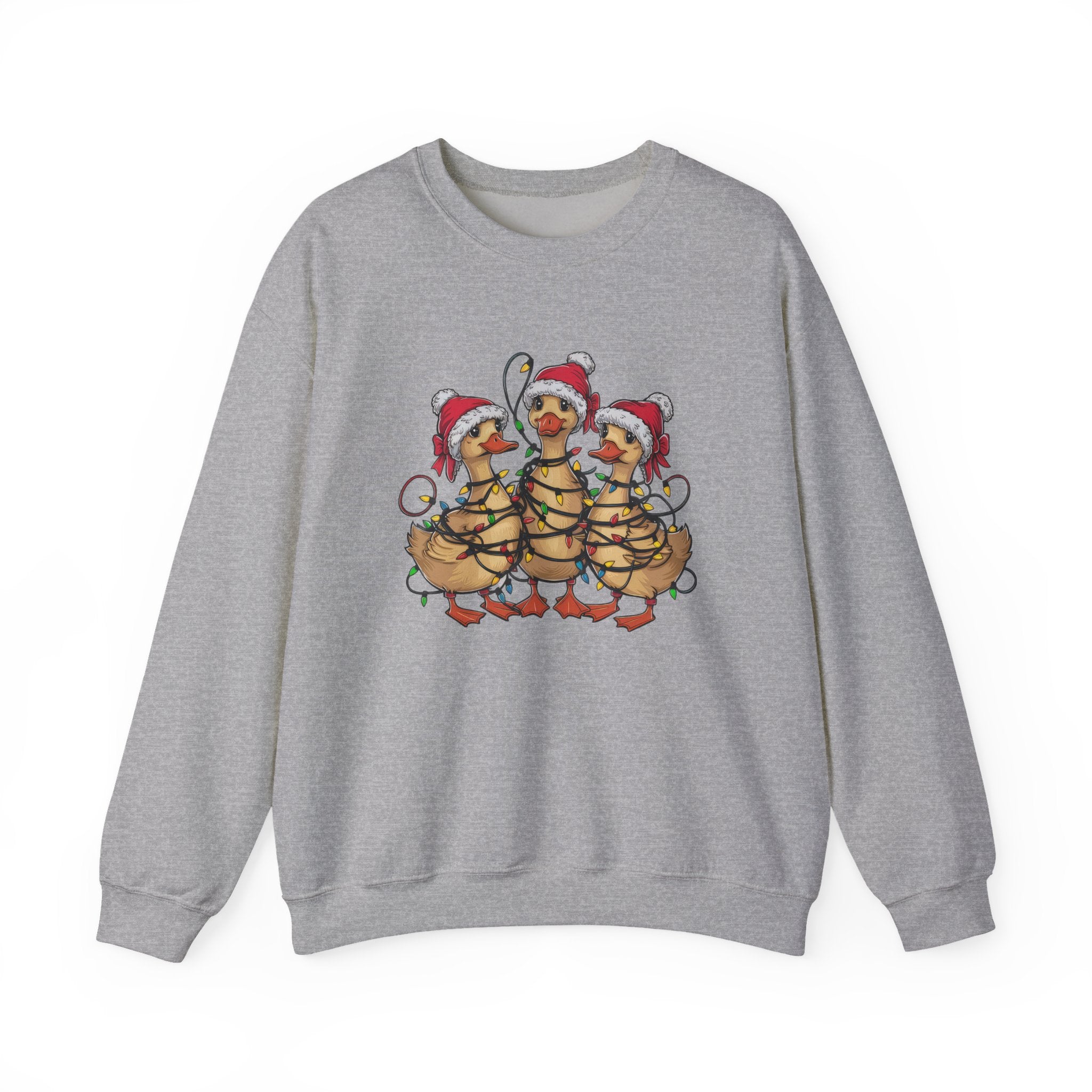Christmas Ducks Sweatshirt, Animals Christmas Sweatshirt by PopCultureByDesign36