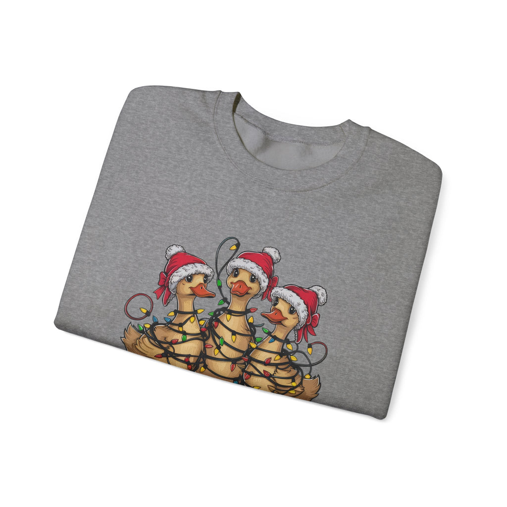 Christmas Ducks Sweatshirt, Animals Christmas Sweatshirt by PopCultureByDesign36