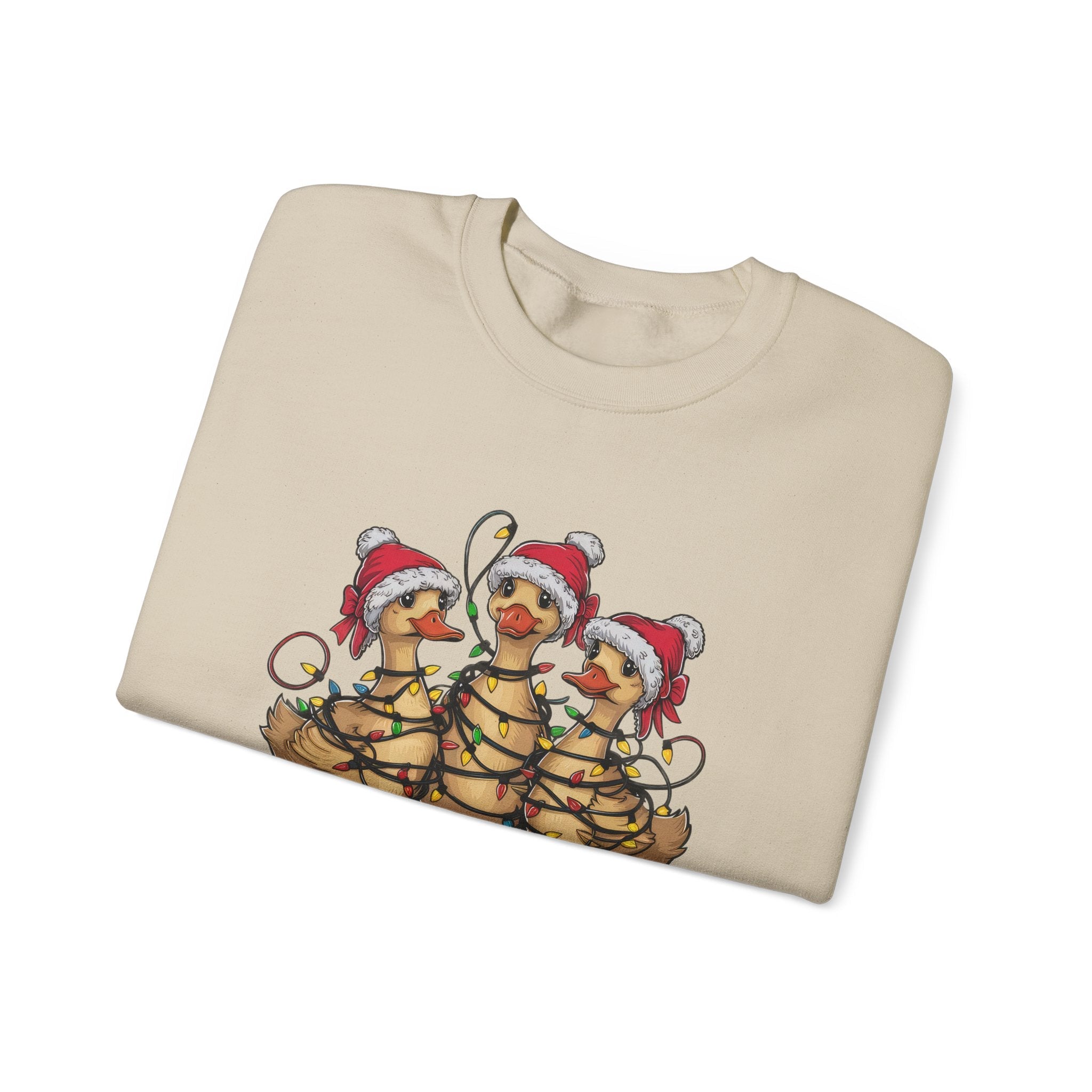 Christmas Ducks Sweatshirt, Animals Christmas Sweatshirt by PopCultureByDesign36