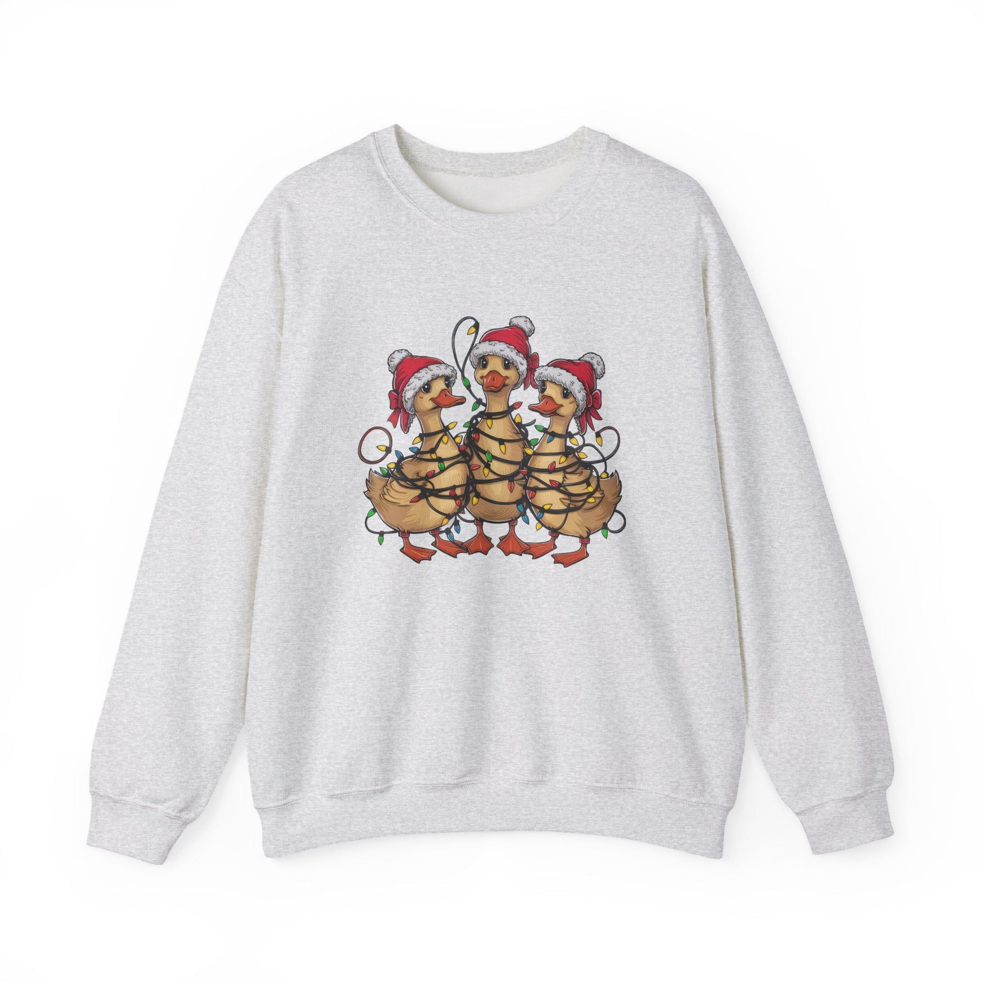 Christmas Ducks Sweatshirt, Animals Christmas Sweatshirt - Popbydesign