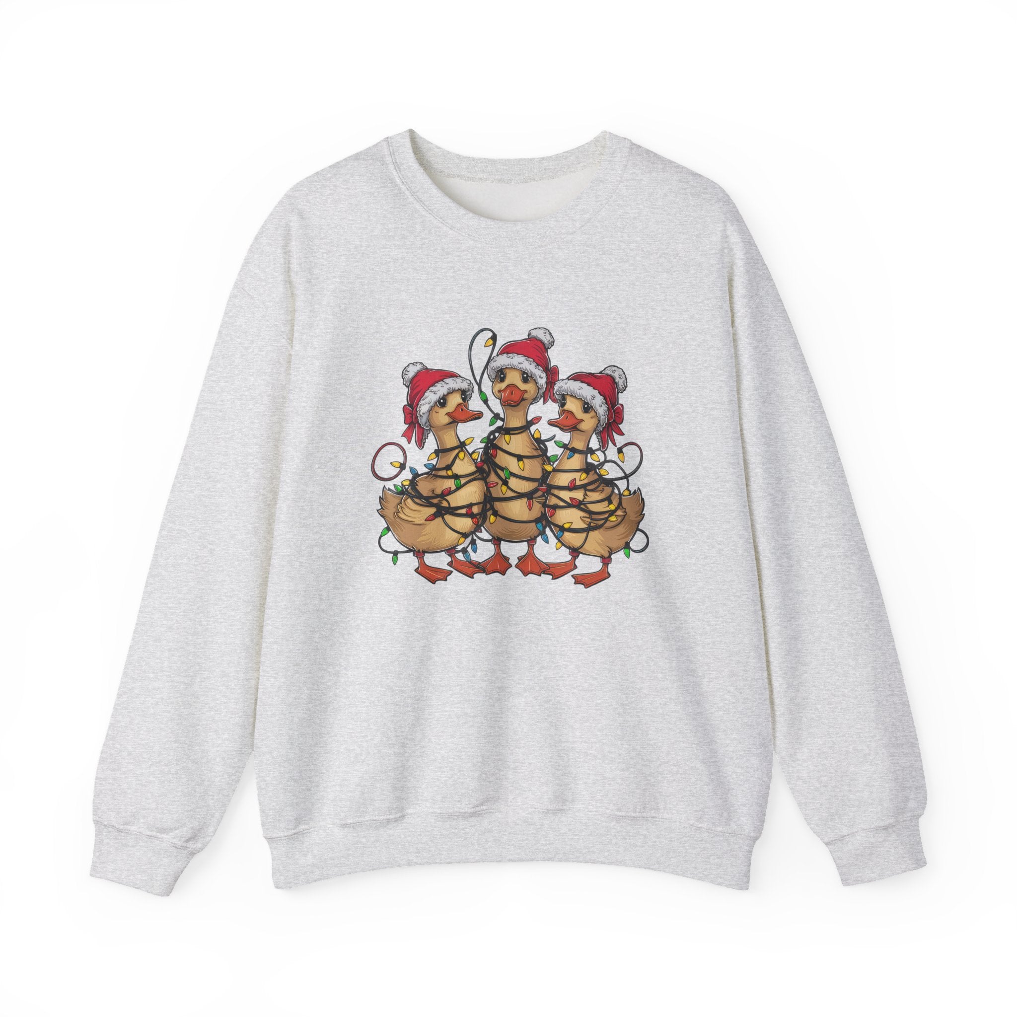 Christmas Ducks Sweatshirt, Animals Christmas Sweatshirt by PopCultureByDesign36