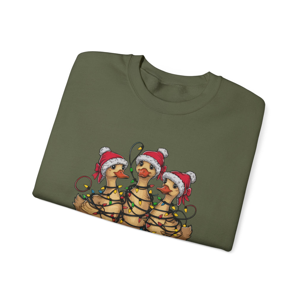 Christmas Ducks Sweatshirt, Animals Christmas Sweatshirt by PopCultureByDesign36