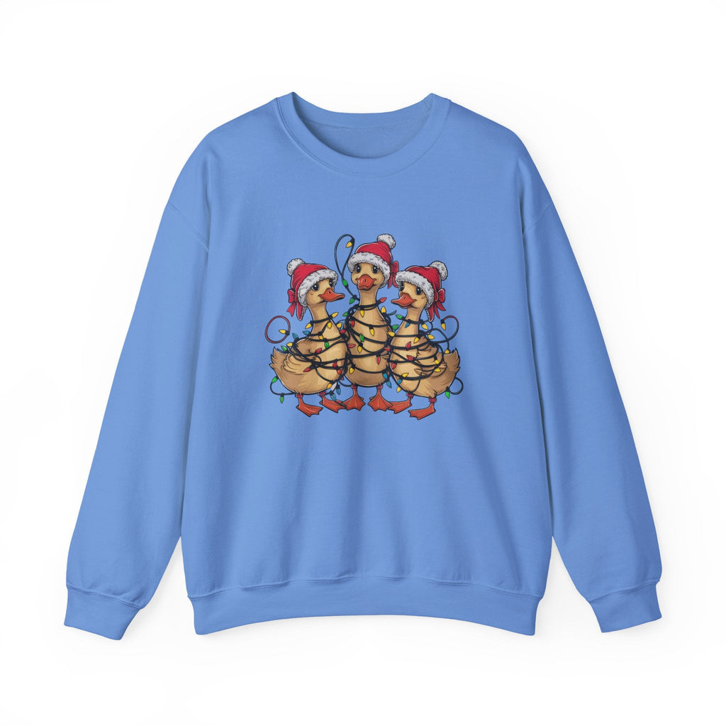 Christmas Ducks Sweatshirt, Animals Christmas Sweatshirt by PopCultureByDesign36