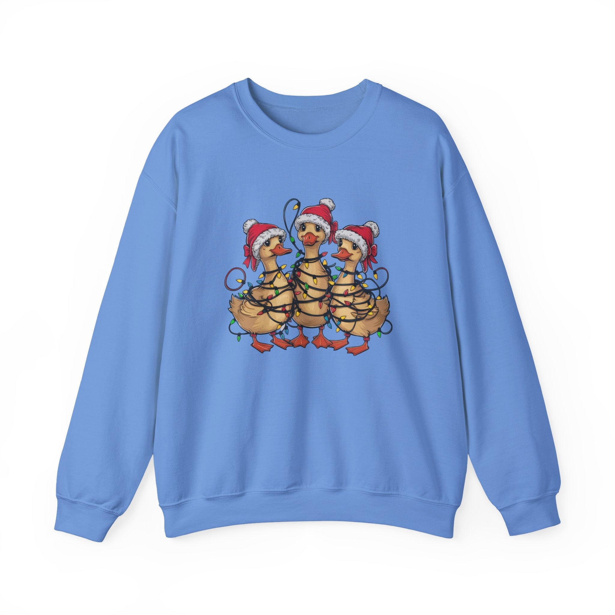 Christmas Ducks Sweatshirt, Animals Christmas Sweatshirt by PopCultureByDesign36