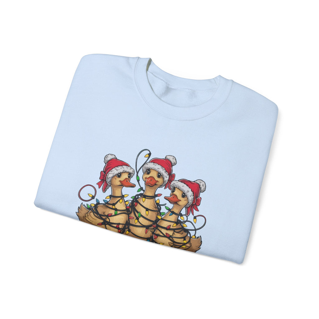 Christmas Ducks Sweatshirt, Animals Christmas Sweatshirt by PopCultureByDesign36