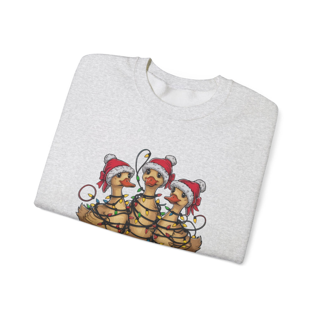 Christmas Ducks Sweatshirt, Animals Christmas Sweatshirt by PopCultureByDesign36