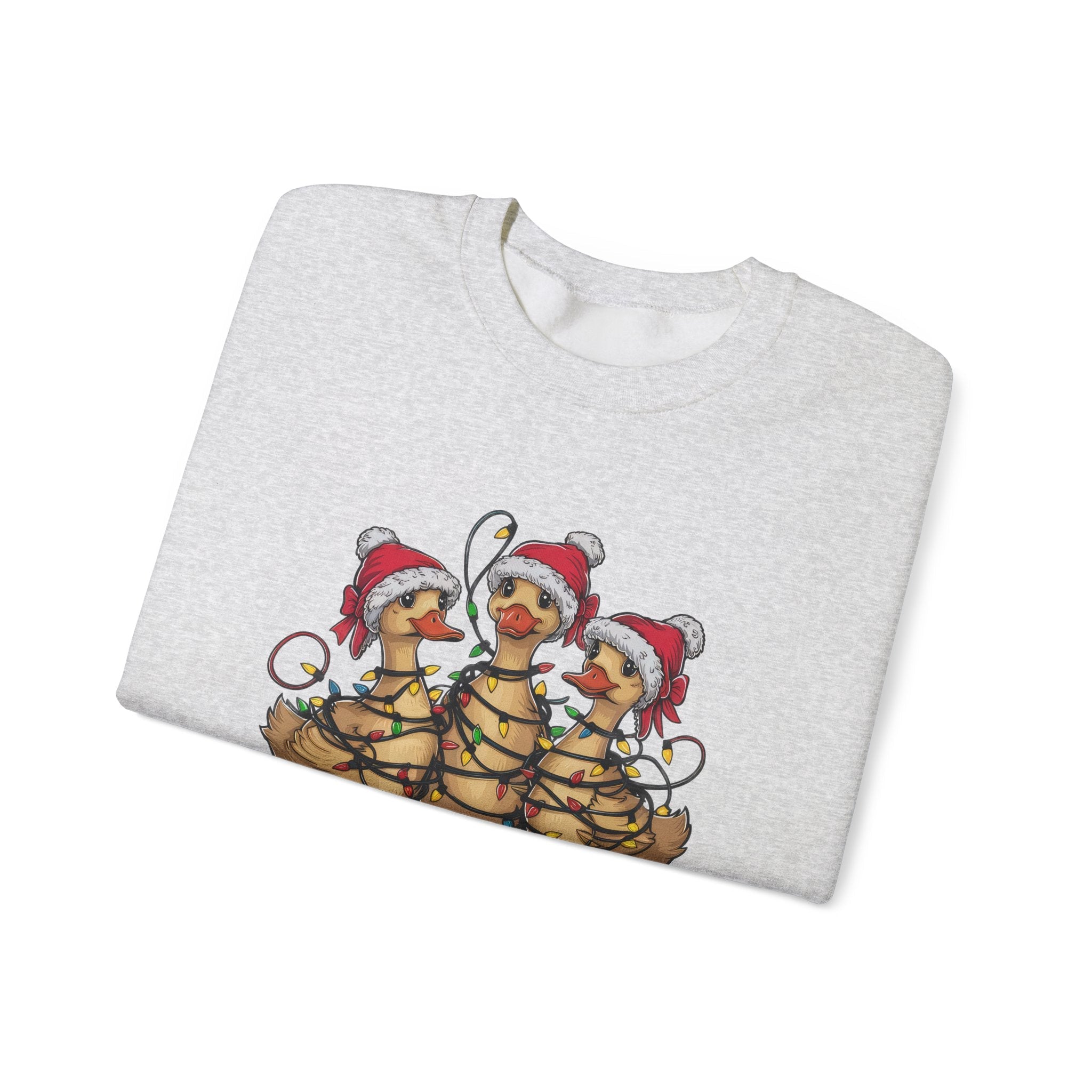 Christmas Ducks Sweatshirt, Animals Christmas Sweatshirt by PopCultureByDesign36