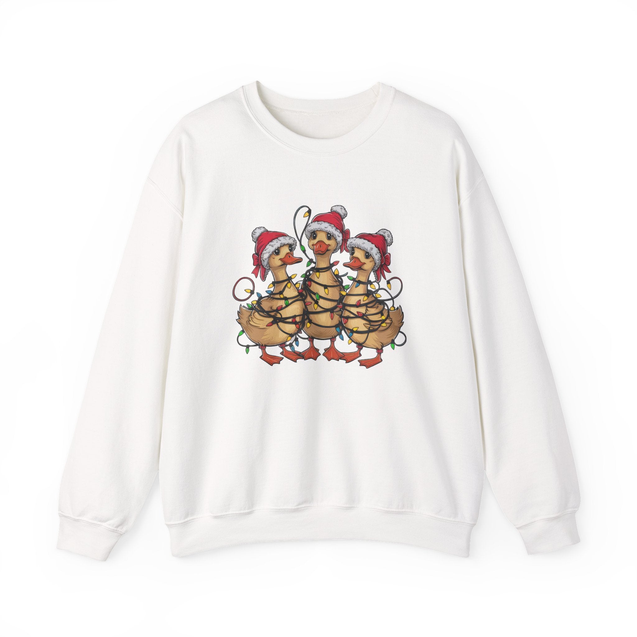 Christmas Ducks Sweatshirt, Animals Christmas Sweatshirt by PopCultureByDesign36