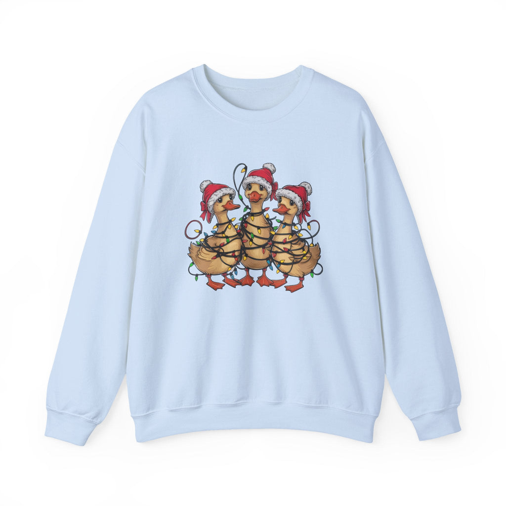 Christmas Ducks Sweatshirt, Animals Christmas Sweatshirt by PopCultureByDesign36