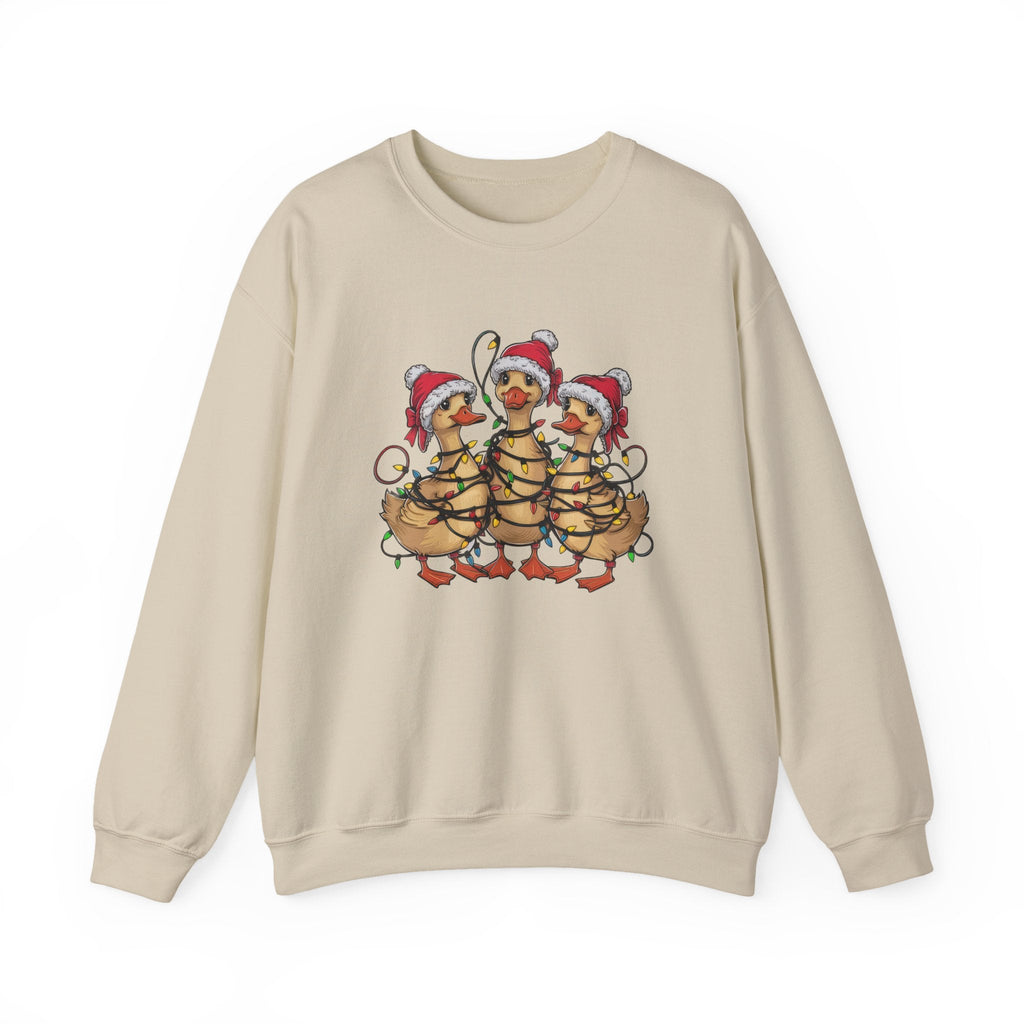 Christmas Ducks Sweatshirt, Animals Christmas Sweatshirt by PopCultureByDesign36
