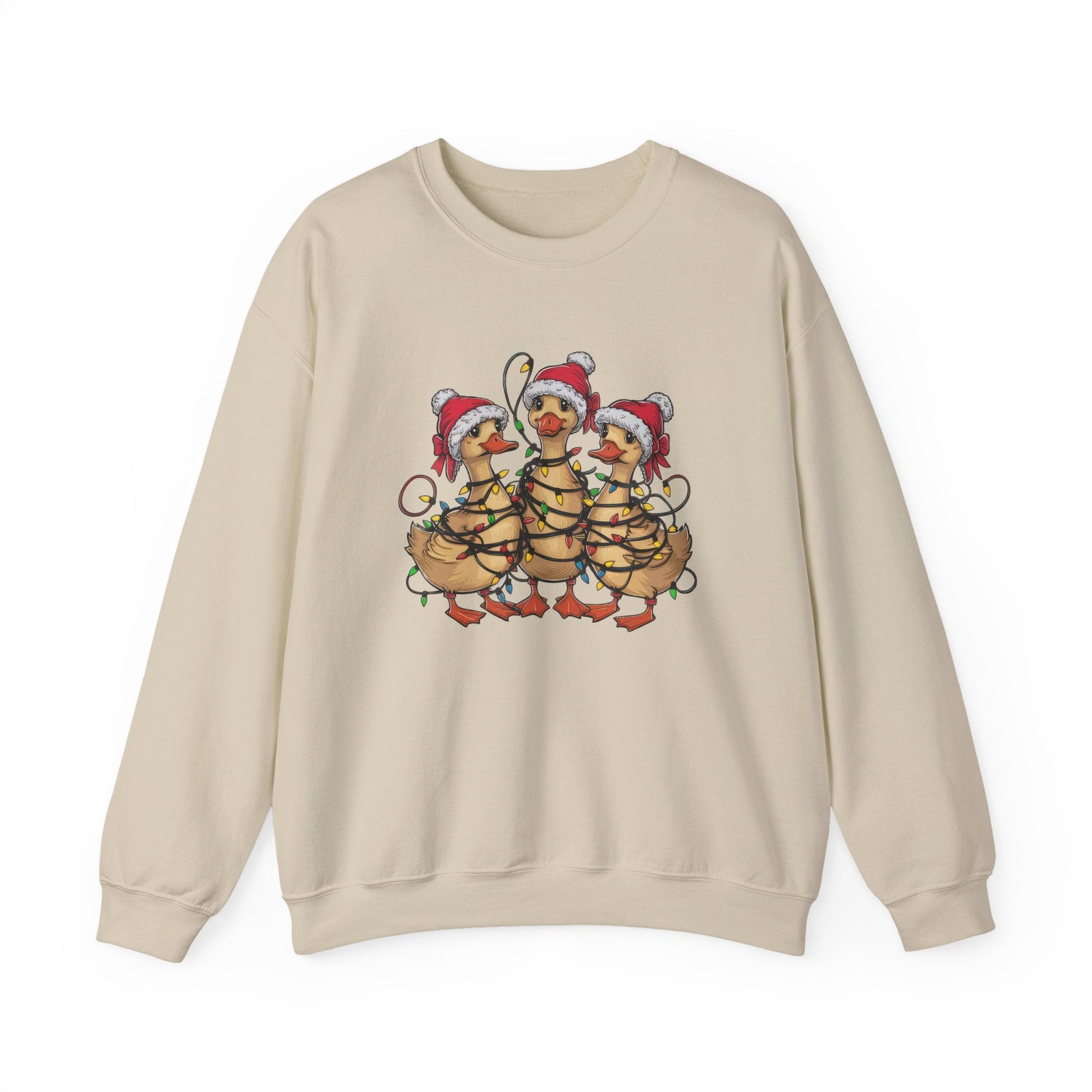 Christmas Ducks Sweatshirt, Animals Christmas Sweatshirt - Popbydesign
