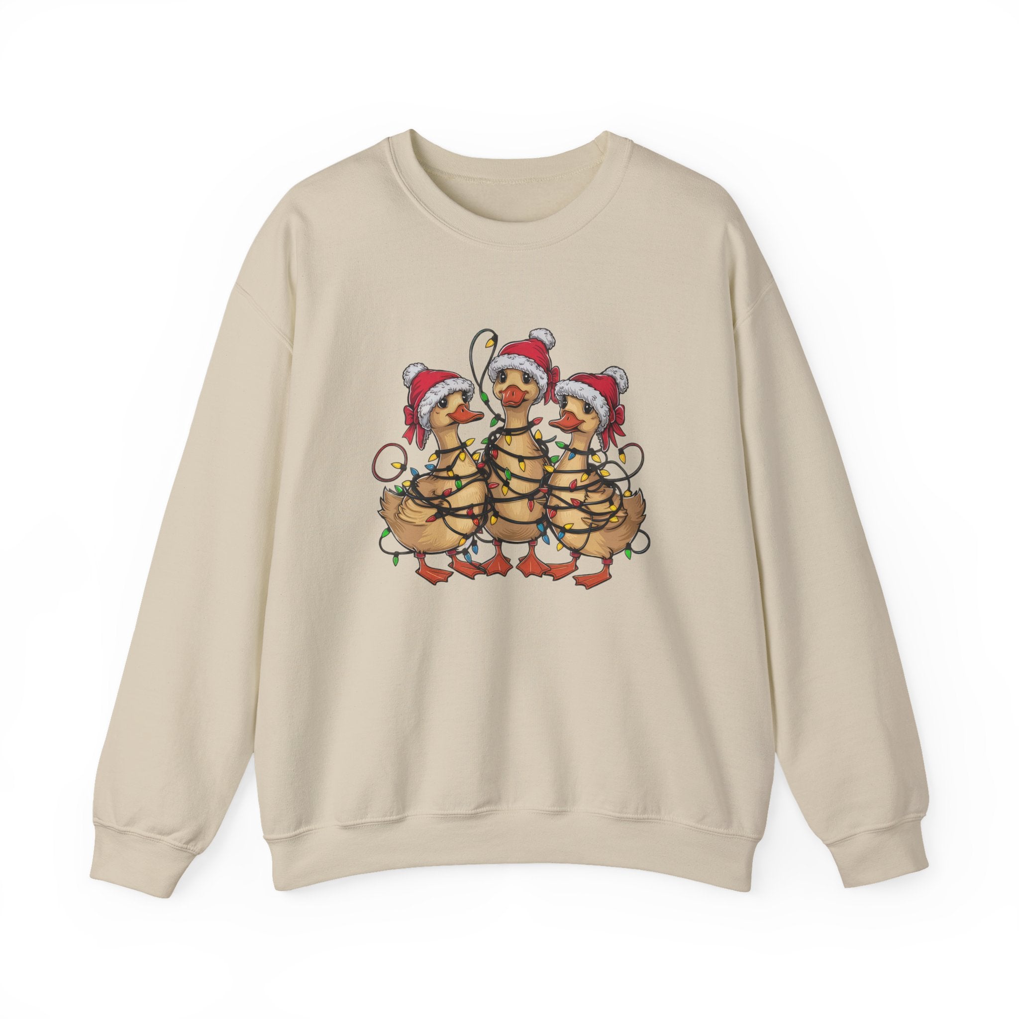 Christmas Ducks Sweatshirt, Animals Christmas Sweatshirt by PopCultureByDesign36