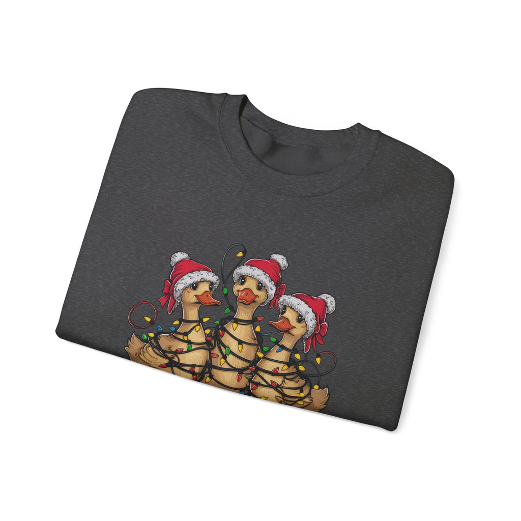 Christmas Ducks Sweatshirt, Animals Christmas Sweatshirt by PopCultureByDesign36