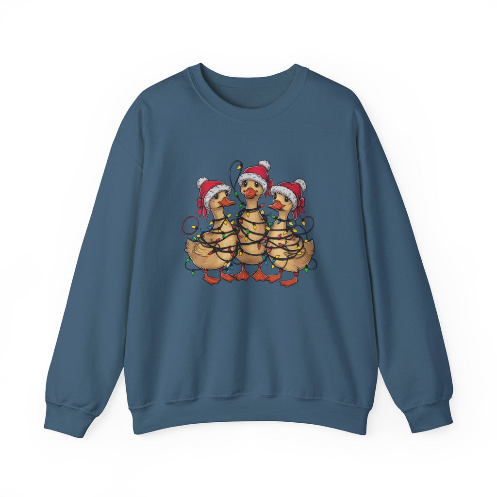 Christmas Ducks Sweatshirt, Animals Christmas Sweatshirt by PopCultureByDesign36