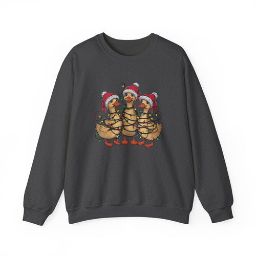 Christmas Ducks Sweatshirt, Animals Christmas Sweatshirt by PopCultureByDesign36