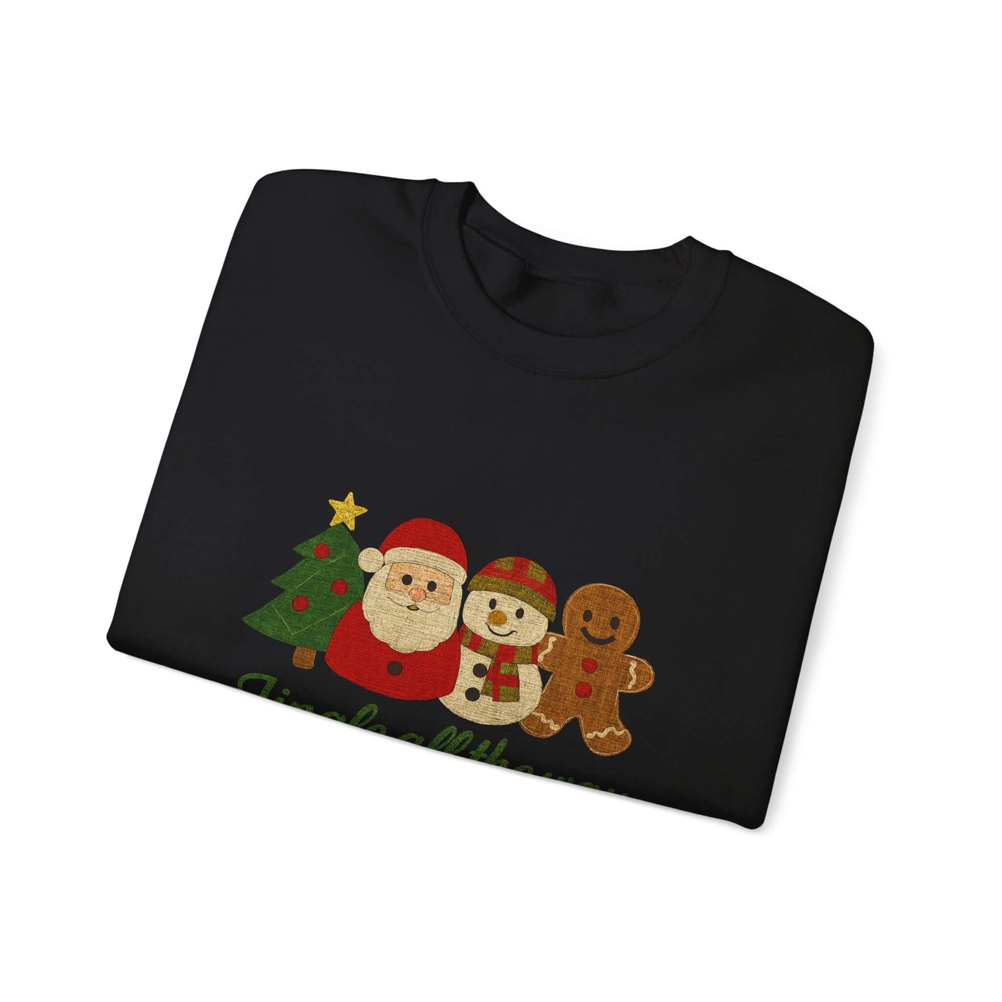 Christmas Jingle All the Way Sweatshirt, Gingerbread Sweatshirt by PopCultureByDesign36