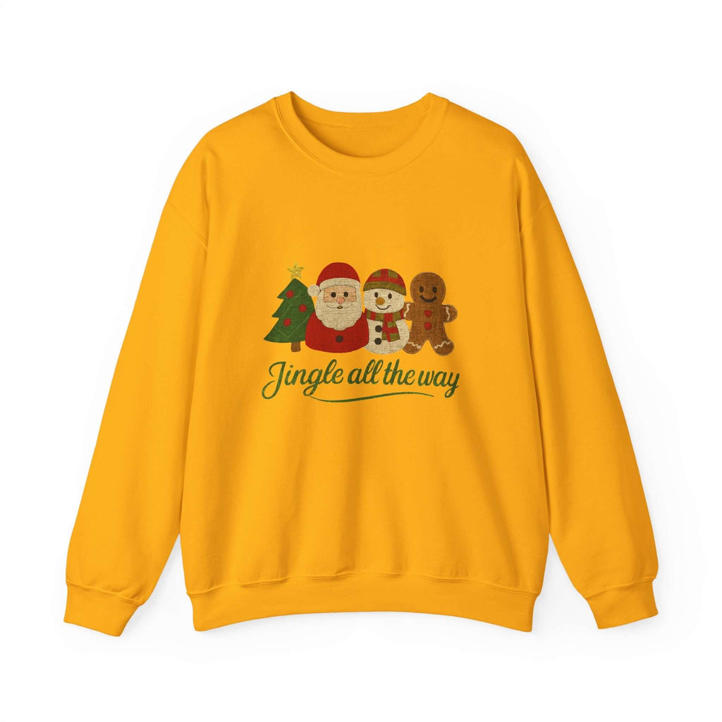 Christmas Jingle All the Way Sweatshirt, Gingerbread Sweatshirt by PopCultureByDesign36