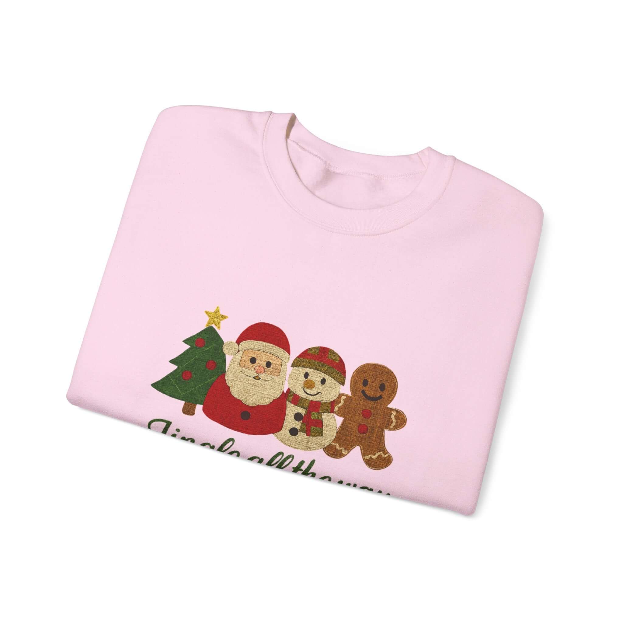 Christmas Jingle All the Way Sweatshirt, Gingerbread Sweatshirt by PopCultureByDesign36