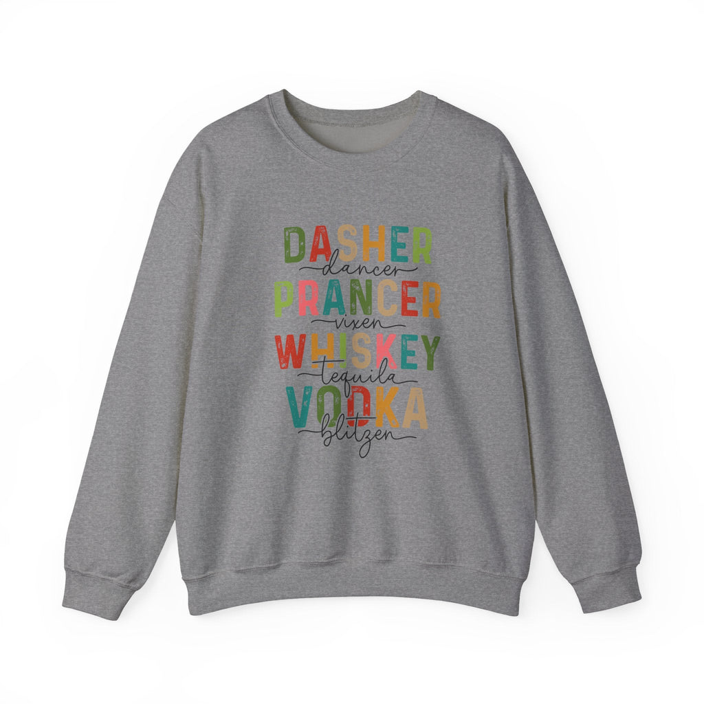Christmas Party Drinking Sweatshirt, Christmas Drinking by PopCultureByDesign36