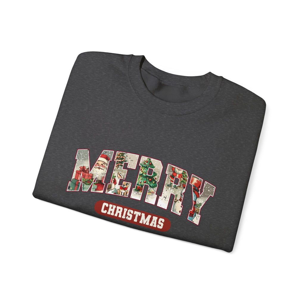 Christmas Sweatshirt, Merry Christmas Sweatshirt by PopCultureByDesign36