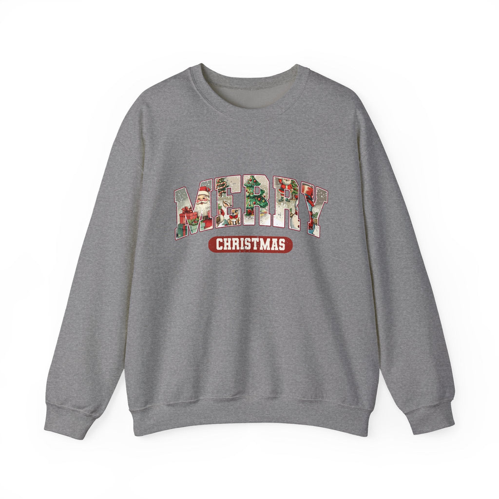 Christmas Sweatshirt, Merry Christmas Sweatshirt by PopCultureByDesign36