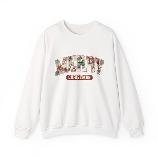 Christmas Sweatshirt, Merry Christmas Sweatshirt - Popbydesign