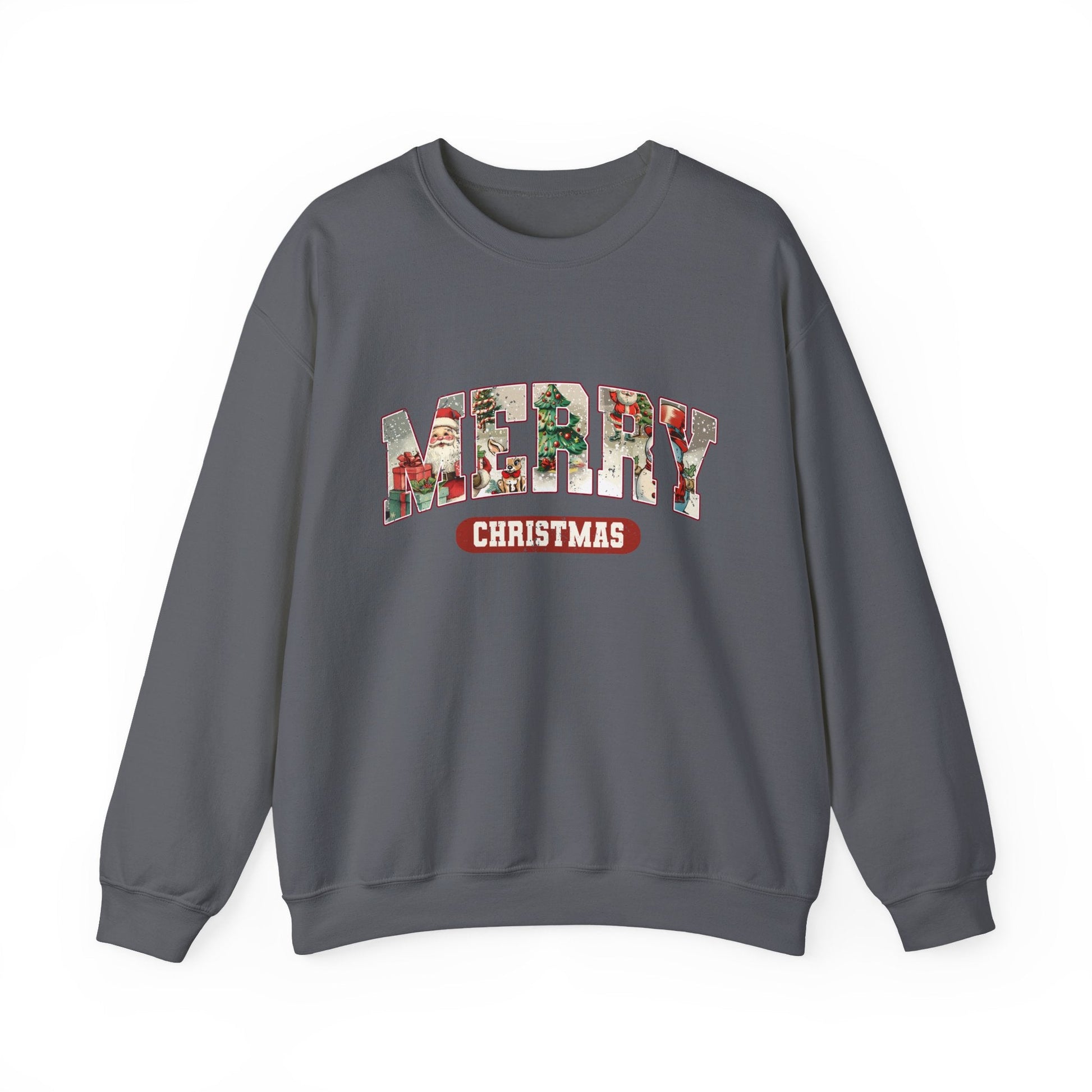 Christmas Sweatshirt, Merry Christmas Sweatshirt - Popbydesign