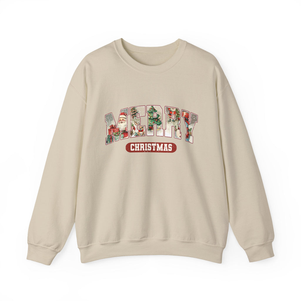 Christmas Sweatshirt, Merry Christmas Sweatshirt by PopCultureByDesign36