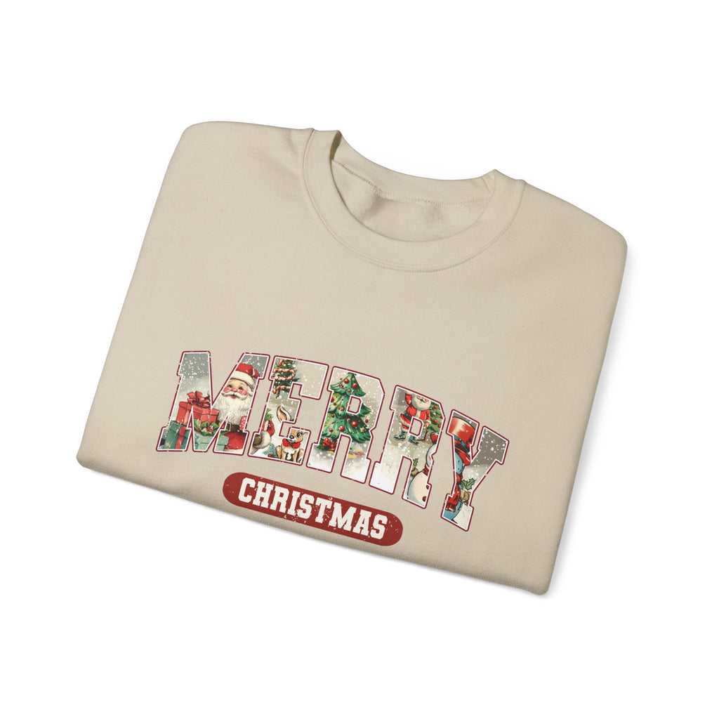 Christmas Sweatshirt, Merry Christmas Sweatshirt by PopCultureByDesign36