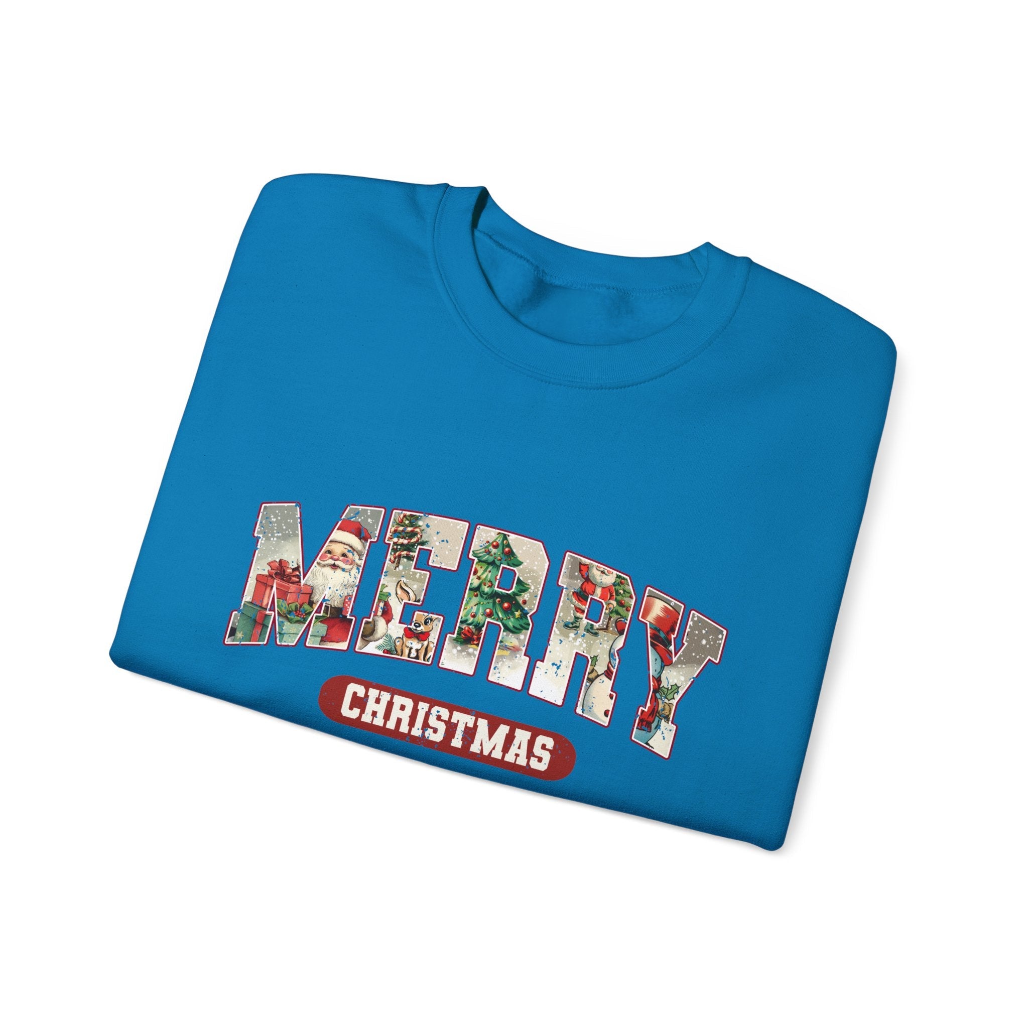Christmas Sweatshirt, Merry Christmas Sweatshirt by PopCultureByDesign36