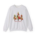 Christmas Tree Patchwork Quilt Style Sweatshirt, Merry Christmas Sweatshirt by PopCultureByDesign36