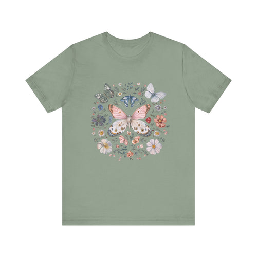 Cottagecore Butterfly shirt, Nature Lover Tee, Moth T-Shirt by PopCultureByDesign36