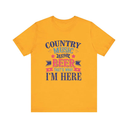 Country Music and Beer Shirt, Country Music Lover, Old Rodeo Shirt - Popbydesign