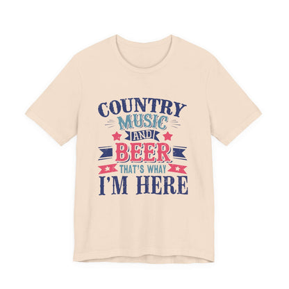 Country Music and Beer Shirt, Country Music Lover, Old Rodeo Shirt - Popbydesign