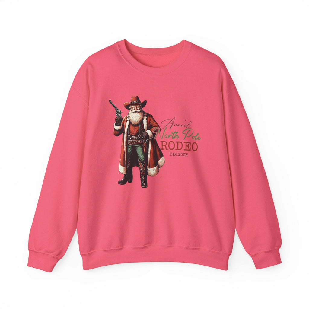 Cowboy Santa Sweatshirt, Horseback Santa Clause, Rodeo Santa by PopCultureByDesign36