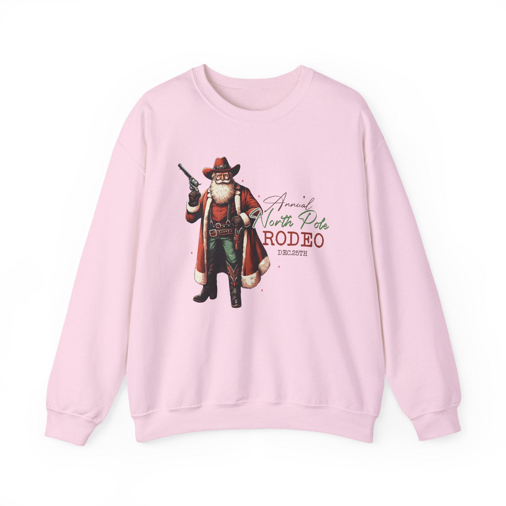 Cowboy Santa Sweatshirt, Horseback Santa Clause, Rodeo Santa by PopCultureByDesign36