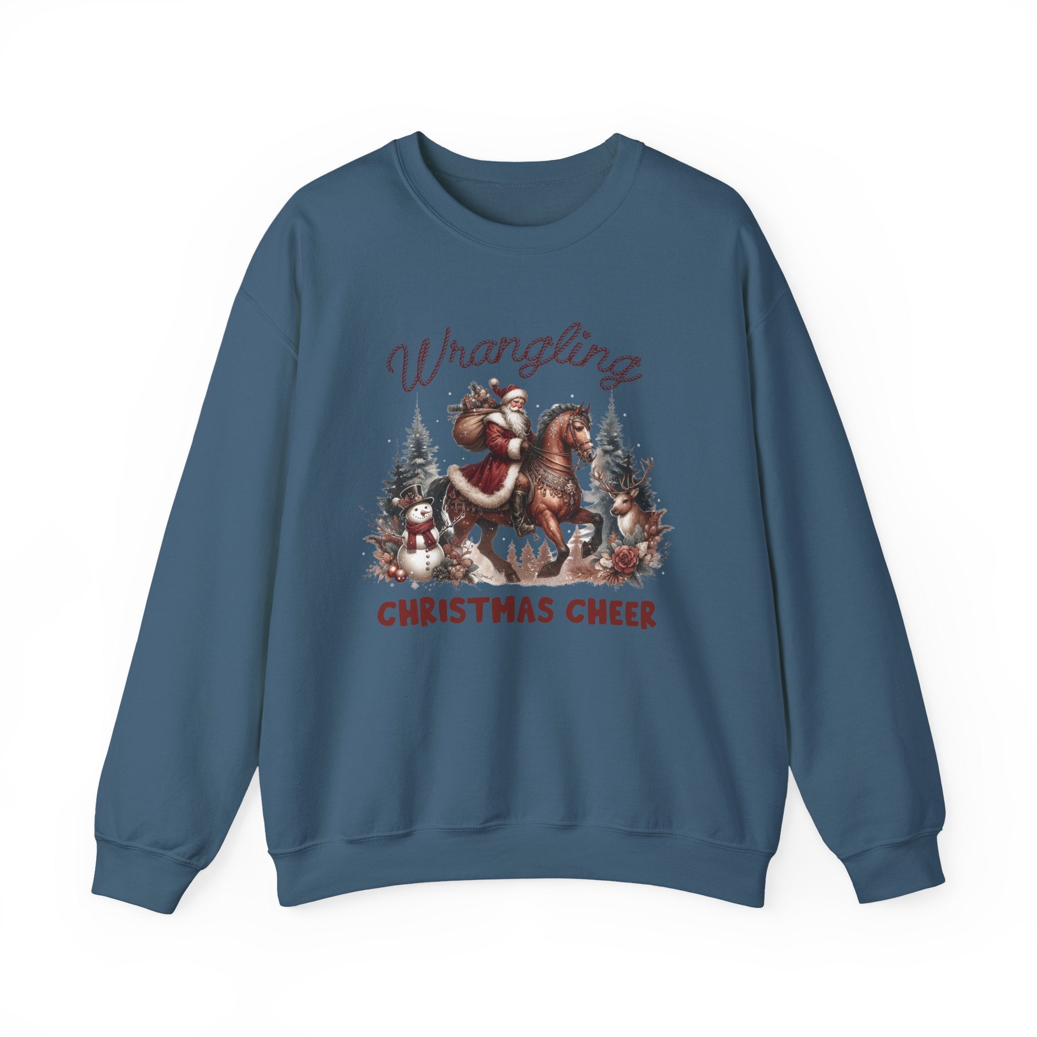 Cowboy Santa Sweatshirt, Howdy Country Christmas by PopCultureByDesign36
