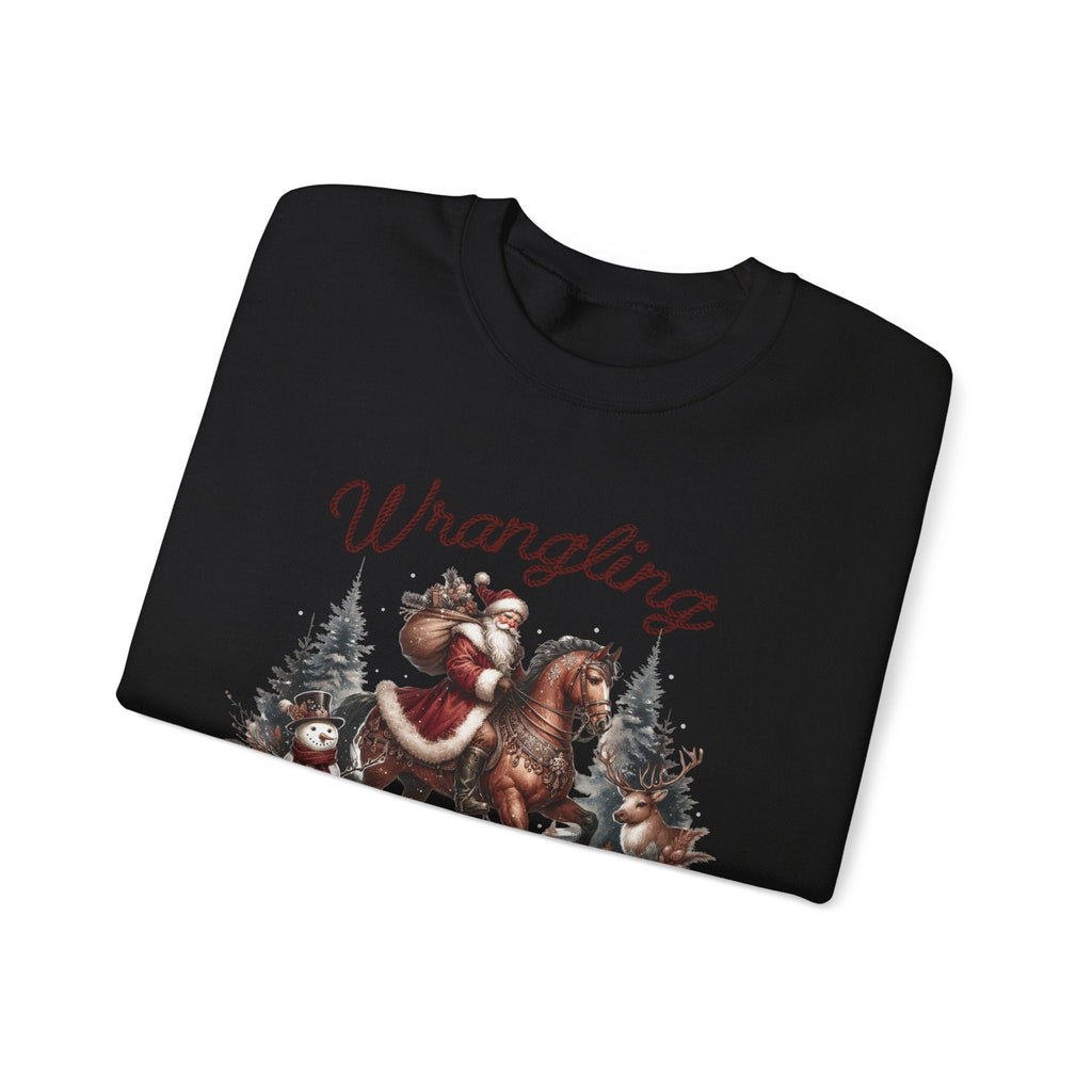 Cowboy Santa Sweatshirt, Howdy Country Christmas by PopCultureByDesign36