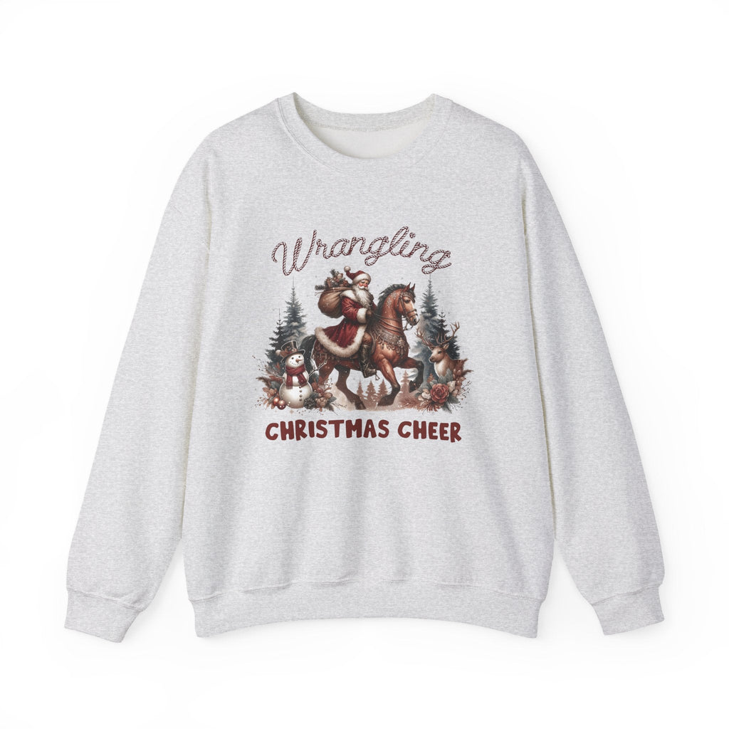 Cowboy Santa Sweatshirt, Howdy Country Christmas by PopCultureByDesign36