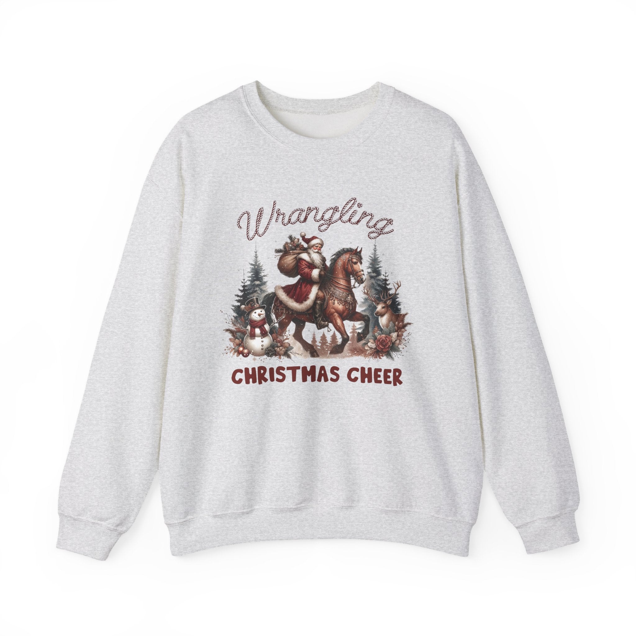 Cowboy Santa Sweatshirt, Howdy Country Christmas by PopCultureByDesign36