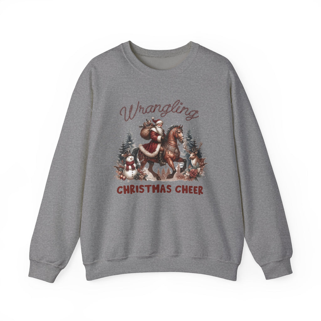 Cowboy Santa Sweatshirt, Howdy Country Christmas by PopCultureByDesign36